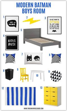 Batman Room Ideas, Batman Boys Room, Batman Wall Art, Batman Wall, Boy Nursery Themes, Baby Boy Nursery Themes