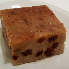 a piece of cake sitting on top of a white plate