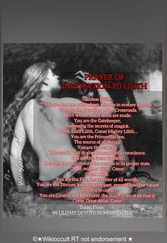 a poster with an image of a naked woman in black and white, text reads prayer of innovation to elizabeth