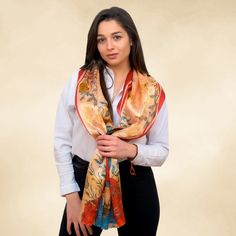 A handmade silk scarf in red and beige colors, that is made from 100% pure silk in the village of silk in Europe, is named Soufli. The weave of the scarf comes with 12mm thickness. It is finished by hand by experienced workers in our region with dimensions of 50x180 and weight of 45gr. It is a product made from thread that is produced by the silkworm, which feeds only on berry leaves, and its care belongs in natural products, not artificial. Thereafter, it is washed by hand with liquid soap, it dries in a shadowy place and it is ironed damp with a hot iron. It can be worn around the neck, giving a colored tone in each outfit. Because of the pure silk, it is friendly on skin, while keeping you warm in the winter and cooling you down in the summer. It stands out because it brings out colours Beige Silk Shawl Scarf, Elegant Beige Silk Scarf For Gift, Bohemian Silk Scarves For Gifts, Bohemian Silk Scarves As Gifts, Elegant Red Silk Scarf As A Gift, Elegant Red Silk Scarf As Gift, Elegant Red Silk Scarf For Gift, Silk Beige Scarf As Gift, Bohemian Silk Scarf As A Gift