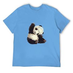 Our design team put their creativity to work, resulting in a t-shirts that Panda: Show your love for these adorable creatures with a hoodie that features a playful panda design.Sizes: S, M, L, XL, 2XL, 3XL, 4XL,5XL,6XL Colors: Black,White,Sand, Purple,Blue,Yellow,Red,Green,Army Green,Navy,Dark Gray,Gray,Maroon,Medium Blue,Dark coffee Material: Cotton Length: Regular Sleeve Length: Short Sleeve Details: None Patterned: Alphabets Waterproof: No Fabric: Slight Stretch Placket Type: Pullovers Seasons: Spring/Fall/Summer Care Instructions:Hand wash or machine wash Scene: Casual Style: Casual Fit Type: Regular Printing Type: Positioning Printing Weaving Method: Knit Fabric Size Chart: Size Chart: Casual Cotton T-shirt With Bear Design, Cotton Graphic Tee With Bear Design, Casual Bear Design Short Sleeve T-shirt, Summer Care, Adorable Creatures, Panda Design, Blue Yellow Red, Dark Coffee, White Sand