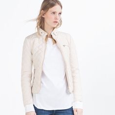 New With Tags; Zara Ivory Quilted Puffer Jacket In Size S. 100% Polyester. Casual Cream Quilted Jacket For Spring, White Quilted Jacket For Spring Workwear, Trendy Quilted Jacket For Work, Chic Long Sleeve Quilted Jacket For Work, Classic Long Sleeve Quilted Jacket For Spring, Spring Long Sleeve Classic Quilted Jacket, Zara White Fall Outerwear, Zara White Outerwear For Fall, Beige Quilted Jacket For Work