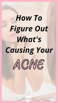 If you don't know what's causing your acne, no acne skincare routine will work to clear your skin for good. CHeck out this post for the best cystic acne treatment, hormonal acne treatment, teenage acne treatment, etc. Where Acne Is And What It Means, T Zone Acne, Teenage Acne Skincare Routine, Bacterial Acne, Teen Facial, What Causes Acne, Nodular Acne, Back Acne Remedies, Cystic Acne Remedies