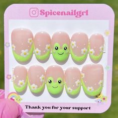 Nails Frogs, Svt Inspired Nails, Cute Frog Nails, Frog Nails Designs, Cute Animal Nails, Frog Nail Art, Quilted Nails, Frog Nails, Nails Flowers