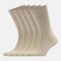 Men's Bamboo Dress Socks • Solid Pack of 1/3/5 Pairs • Camel Khaki Fabric Type 80% Bamboo 18% Polyamide 2% Elastane Pattern Solid Design Care Details Machine wash cold on gentle cycle. Only non-chlorine bleach when needed. Tumble dry low. Do not Iron. Do not dry-clean. Mid Calf Socks, Bamboo Dress, Bad Odor, Mens Dress Socks, Tan Dress, Mens Crew Socks, Bamboo Socks, Comfortable Socks, Business Wear