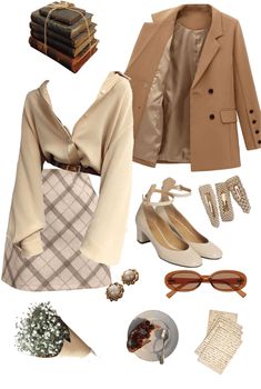 Light Academia Fashion, Light Academia Outfit, March Outfits, Academia Aesthetic Outfit, Hogwarts Outfits, Academia Outfits, Academia Style, Earthy Outfits, Outfit Layout