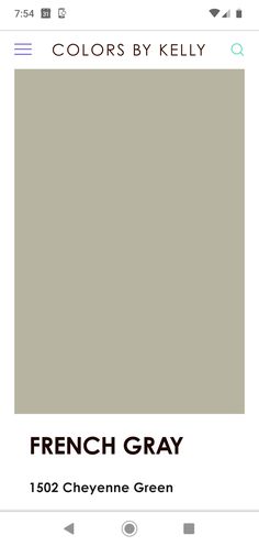 the colors by kelly french gray is shown in this color swater, and it looks like