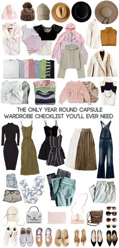 The Only Year Round Capsule Wardrobe Checklist You’ll Ever Need! — Minimize My Mess Colourful Capsule Wardrobe 2023, Boho Capsule Wardrobe 2023, Maximalist Capsule Wardrobe, Capsule Wardrobe Midsize, Womens Capsule Wardrobe, Seed Aesthetic, Maximalist Wardrobe, Boho Capsule Wardrobe, Feminine Capsule Wardrobe