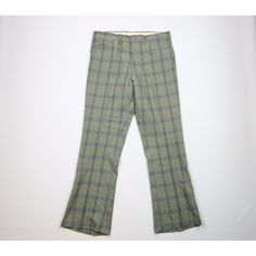 Vintage 60s 70s Streetwear Mens 36x32 Wool Blend Flared Bell Bottoms Pants Usa Mens Pants Usa Made Mens Size 36 (No Tag, Check Measurements) Measurements Are: 18 Inches Across The Waist Laid Flat 32 Inch Inseam 42 Inches From Top To Bottom 10.75 Inch Leg Open Multicolor Wool Blend Check Out My Other Items In My Store! Pr162 Vintage Tailored Bottoms For Fall, Tailored Vintage Bottoms For Fall, Retro Fitted Pants With Welt Pockets, Retro Fitted Bottoms With Welt Pockets, Vintage Fitted Pants With Flat Front, Fitted Vintage Pants With Flat Front, Retro Formal Bottoms For Fall, Fitted Vintage Style Pants With Flat Front, Vintage Style Fitted Flat Front Pants