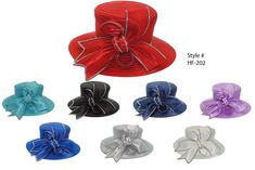 Shop, Save and Be Rewarded Lady Diane Deluxe Church Hat Style: HF202 Elegant bow adorned hat featuring stone embellishment Available in 8 Colors One size fits most contains a string inside to tighten a little if needed Sign Up For Rewards Program just go to the icon on left side of this page Follow the instructions, it's quick and easy Adjustable Bow Hat For Church, Church Hat, Church Hats, Rewards Program, Suit Shop, Hat Shop, Hat Designs, Just Go, Color Choices