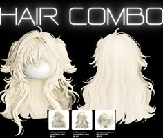 the hair combo is designed to look like a wig