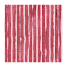 a red and white striped rug