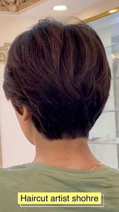 Short Hair Back, Short Haircut Styles, Short Shag Hairstyles, Face Shape Hairstyles, Mom Hairstyles, Short Hair Over 60