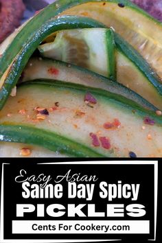 The crispy freshness of cucumber in this easy Asian cucumber same-day pickle is perfect for accompanying heavier meals.