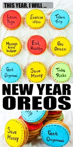 the new year oreos cookies are on display