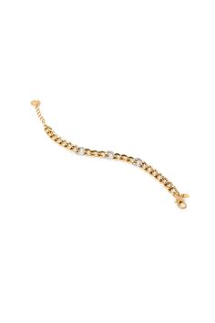 Color_Gold/Silver Chain Bracelet, Silver Gold, Silver Chain, Everyday Wear, Gold Bracelet, Gold Tones, Comfort Fit, Chain, Silver