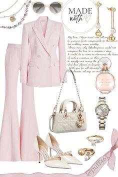 Pink Blazer Aesthetic, Pink Chic Outfit Classy, Dior Glasses, Fashion Style Outfits, Womens Outfits, Luxury Look