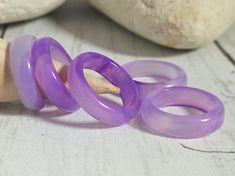 Delicate violet purple crystal gemstone band ring. Purple Crystal Ring As A Gift, Purple Round Crystal Ring Gift, Adjustable Purple Amethyst Crystal Ring, Adjustable Purple Ring, Lavender Crystal Ring Gift, Handmade Purple Rings For Promise, Handmade Purple Promise Ring, Energy Meridians, Sixth Chakra