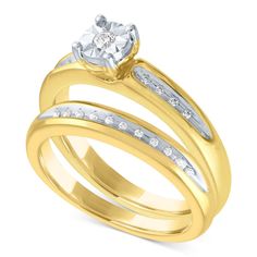 in stock Diamond Bridal Sets, Bridal Set, Wedding Rings For Women, Bridal Sets, Silver Gold, Classic Style, Jewelry Watches, Jewelry Rings, Fine Jewelry