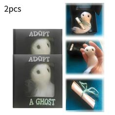 Please allow slight dimension difference due to different manual Measurement. Adopt A Ghost: Your ghost comes in its very own little box, sleeping on black tissue paper alongside a scroll with a description of your ghost such as their name, occupation, likes and dislikes. Due to the light and screen setting difference, the item's color may be slightly different from the pictures. Cute Ghost Doll: A cute ghost to your ghost-hunting. It also makes a great gift for friends and family who love ghost Halloween Craft Gifts, Goth Gift Ideas, Adopt A Ghost, Felt Ghost, Ghost Doll, Ghost Friends, Spooky Movies, Black Tissue Paper, Weird Gifts