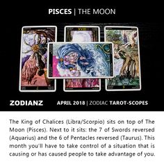 the zodiac tarot - scapes are being displayed