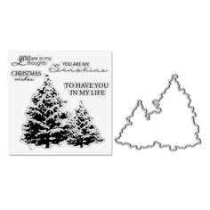 PRICES MAY VARY. Design: There are 5 patterns on a sheet of clear stamp, including trees rubber stamp and blessing words rubber stamp. There are also Chritmas tree frame die cuts. You can totally use these rubber stamps and dies for journals, crafts, or any other manual creations. High quality: The Christmas tree words stamps are made of durable silicone, which is skin-friendly to touch. The tree frame cutting dies are made of carbon steel, so they can be used multiple times. Easy to use: Ink in You're In My Thoughts, Blessing Words, Cute Christmas Tree, Stamp Blocks, Scrapbooking Photo, Acrylic Stamp, Scrapbooking Album, Stamp Crafts, Craft Storage