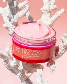 💖NEW SCENT ALERT 💖 Say hello to the limited-edition Pro-Retinol Body Butter in Pink Grapefruit Dream! We collaborated with @coral_org to bring you the first-ever scented Pro-Retinol Body Butter; it smells like juicy, fresh-squeezed grapefruit and helps protect and preserve our world’s coral reefs at the same time. When you shop it, 10% of ALL sales go toward supporting CORAL's mission! #itscooltocare ⠀⠀⠀⠀⠀⠀⠀⠀⠀ Drop a 🐠 below if you're scooping up this delicious body butter! Josie Maran, Organic Argan Oil, Firm Skin, Olive Fruit, Pink Grapefruit, Essential Fatty Acids, Health And Beauty Tips, Aging Skin Care, Skin Firming