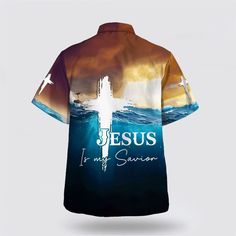 Christian Hawaiian Shirt, Jesus Is My Savior Hawaiian Shirt Take My Hand God Hawaiian Shirts, Christian Clothing Hawaii Transport yourself to the vibrant and carefree spirit of the tropics with our Hawaiian Shirt. Crafted with precision and infused with the essence of island life, this shirt is more than just clothing; it’s a celebration of sun-soaked days and balmy nights. Immerse yourself in the lush, eye-catching prints that pay homage to the rich flora and fauna of the Hawaiian islands