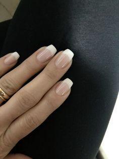 French Acrylics Square, Soft Square French Tip Nails, Squoval French Tip Acrylic Nails, Thicker French Tip Nails, Natural Square Round Nails, Short Ballerina French Tip Nails, Carmela Soprano French Nails, Traditional French Tip Nails, Classic Low French Tips