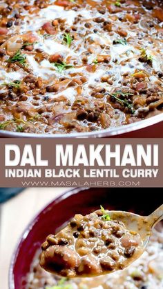 Black Lentil Curry, Lentil Dinner, Asian Curry, Makhani Recipe, Dal Makhani Recipe, Food International, Curry Healthy, Indian Dal, Indian Beef Recipes