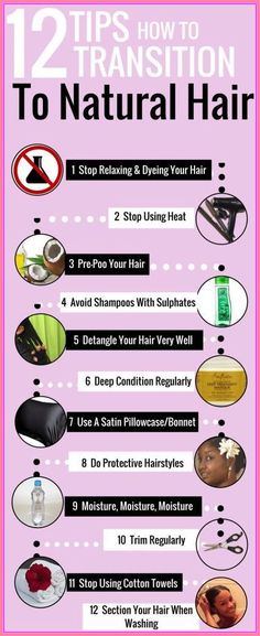 Bonus: Avoid using too many hair products that contain synthetic colors #haircare #hair #hairfall Tranças Faux Locs, Transition To Natural Hair, Transitioning Hair, Natural Hair Transitioning, Transitioning Hairstyles, Hair Transition, Natural Hair Care Tips, Super Hair, Healthy Natural Hair