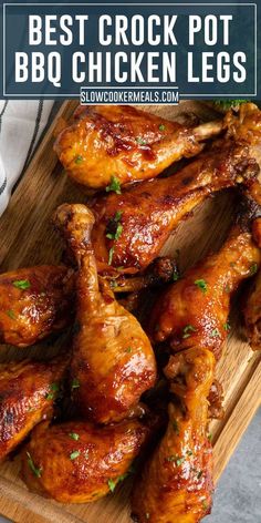 the best crock pot bbq chicken legs