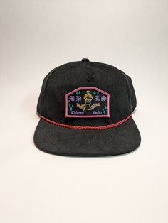 The perfect hat for lovers of Minneapolis, crime, and embroidered patches! Rope is braided by hand and components are hand-stitched. Help support a local Twin Cities artist. Adjustable Black Hats With Patches, Black Adjustable Hat With Patches, Adjustable Black Hat With Patches, Adjustable Hats With Embroidered Patch And Curved Brim, Embroidered Patch Snapback Hat With Curved Brim, Adjustable Embroidered Patch Hat With Curved Brim, Adjustable Snapback Hat With Patches And Flat Brim, Adjustable Dad Hat With Embroidered Patch, Trucker Hat With Embroidered Patch Curved Brim