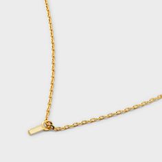 Elevate your style with a touch of personal charm using the 14K Gold Plated Small Polished Initial "I" Pendant Necklace by A New Day™. This exquisite piece is perfect for adding a personalized flair to your ensemble or as a thoughtful gift.

- Material: 14K Gold Plated
- Color: Gold
- Gender: Female
- Age Group: Adult
- Features: Cable chain, spring ring clasp closure, includes extender chain and storage pouch

Crafted with elegance, this necklace boasts a polished initial "I" pendant that dangl Gold Rectangular Pendant Initial Necklace With Adjustable Chain, Everyday Gold Nameplate Charm Necklaces, Everyday Gold Nameplate Charm Necklace, Gold Rectangular Pendant Name Necklace For Everyday, Gold Initial Necklace With Rectangular Pendant, Gold Rectangular Minimalist Name Necklace, Minimalist Initial Nameplate Necklace, Gold Name Necklace With Rectangular Pendant, Minimalist Yellow Gold Nameplate Charm Necklaces