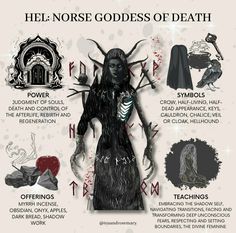 an info sheet describing the various types of witches and their attributes in this graphic, which includes