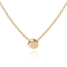 PRICES MAY VARY. Material: This dainty necklace are made of solid 925 sterling silver, 14k gold plated. Size: chain length 15.8 inches + 2.7 inches extender (40+7 cm), dot 0.19 inches (0.5 cm). Minimalism style, small round circle pendant necklace for women, great for daily wear. ❤Packaging❤ Packaged in elegant presentation box, perfect for giving or keeping, great gift to yourself, your family and friends, bridesmaids gift, anniversary gifts for her! ❤Maintain❤ To keep the high quality jewelry' Simple Necklaces, Pet Memorial Necklace, Necklace Woman, Gold Circle Necklace, Dainty Necklaces, Dot Necklace, Memorial Pendant, Cuff Bracelets Handmade, Urn Pendant