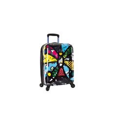 The Heys Britto Butterfly Transparent Hardside Spinner luggage will let you show off your personal style with their cool printed and transparent design. The Heys Britto Butterfly Transparent Hardside Spinner luggage will let you show off your personal style with their cool printed and transparent design. LUGGAGE FEATURES Shell is made from lightweight, pure Polycarbonate with a unique printed and transparent look 360 degree spinner wheels allow for effortless motion in different terrains Zipper-released expansion system allows for an extra 20% in packing capacity Interior color accented compression straps Flush-mounted built-in TSA combination lock Gel-cushioned top and side carry handles Stylish, lightweight color-accented telescopic aluminum trolley handle system with multi-stage locking Trendy Rectangular Luggage With Sleeve, Trendy Rectangular Luggage For Weekend Trips, Trendy Rectangular Luggage For Trips, Multicolor Rectangular Luggage For Weekend Trips, Accessories Guide, Hardside Spinner Luggage, Luggage Sizes, Spinner Luggage, Combination Locks