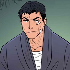 an animated image of a man wearing a robe