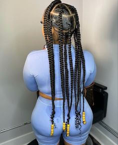 Big Braids, Big Box Braids Hairstyles, Feed In Braids Hairstyles, Box Braids Hairstyles For Black Women, Braids Hairstyles Pictures, Braided Cornrow Hairstyles, Quick Braided Hairstyles, Hair Twist Styles, Pretty Braided Hairstyles