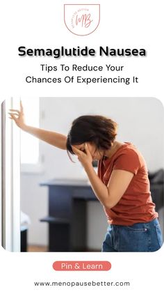 Are you feeling nauseous while taking semaglutide (Ozempic and Wegovy)? You are not alone. Nausea is one of the most common side effects of this medication.  Semaglutide can cause various gastrointestinal side effects, including nausea. Side effects are most common at the beginning of treatment or when you increase your dose. Overcome Semaglutide Nausea with These Simple Steps. Check it out, pin it, and share it!   #ManagingMenopause #MenopauseSymptoms #MenopauseNutrition #MenopausalHealth #WeightLossMenopause Wegovy Side Effects, Semaglutide Before And After Results, Nauseous Remedies, Ozempic Side Effects, Wegovy Tips, Ozempic Tips, Compounded Semaglutide, Semaglutide Tips, How To Stop Nausea