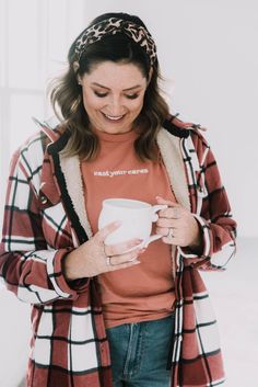 If it matters to you, it matters to God. Tell Him about it! He wants to know.1 Peter 5:7 says, cast your cares Tee specs: 52% Airlume combed and ring-spun cotton, 48% polyester Color: Terracotta ***This is a unisex tee and it runs true to size.**** Cozy Cotton Everyday Tops, Cozy Everyday Cotton Tops, Cozy Cotton T-shirt For Loungewear, Cozy Cotton T-shirt With Letter Print, Cozy White Cotton T-shirt, Cast Your Cares, 1 Peter 5, Embroidered Tee, 1 Peter