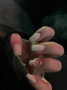 Be Mine Nails, Short Medium Square Nails, Tattoos You Can Hide, Basic Nail Inspo Acrylic, Kpop Nails Designs Enhypen, Nails Ideas Basic, Short Nails Ideas Acrylic, I Heart Me Nails, Basic Gel Nails