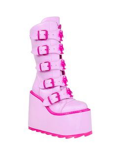 DUNE TOXICA - PINK Singer Inspiration, Harajuku Boots, Pastel Aesthetic Fashion, Pink Platform Boots, Alt Shoes, Dune Shoes, Emo Style, Scene Kids, Chic Shoes