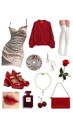 Virtual stylist, combyne, combyne outfit ideas, polyvore, aesthetic outfits, outfit inspo, 2022 outfit, fall fashion, knitwear, coquette, soft girl, lana del rey, vinyl, cottagecore, vintage Lana Del Rey Cherry Aesthetics, Lana Del Rey Aesthetic Outfits Red, Lana Lust For Life Outfit, Romcom Aesthetic Outfits, Lana Del Rey Fall Outfits, Lana Feel Rey Concert Outfit, Lana Del Rey Fashion Aesthetic, Cherry Clothes Aesthetic