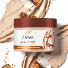 Bundle Of Two Dove Body Scrub Brown Sugar And Coconut Butter Dove Scrub, Smooth Skin Body, Exfoliating Body Polish, Dove Beauty Bar, Silky Smooth Skin, Dove Body Wash, Deep Exfoliation, Exfoliating Body Scrub, Body Polish