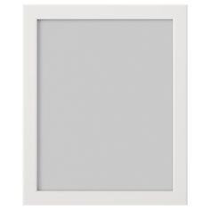 a white frame on a white wall with an empty space for the image to be taken