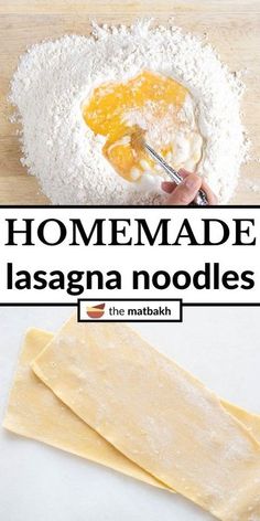 homemade lasagna noodles are the best way to make them at home