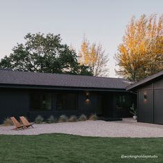 Soft, charcoal black Mid Century Bungalow, Cosy Decor, Espresso At Home, Working Holiday, Zen Den, Mid Century Ranch, Organic Compounds, Interior Wall Paint, Woodland Hills