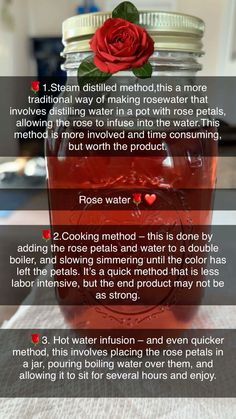 How to make rose water How To Save Rose Petals, How To Make Rose Water, Homeless Kits, Rosewater Recipe, Make Rose Water, Making Rose Water, Homemade Eye Makeup Remover, Homemade Rose Water