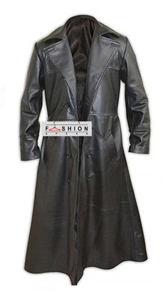 Title: Genuine Leather Trench Coat - Black Mens Full Length Coat - Lapel Collor Overcoat - Steampunk Trench - Retro Corduroy Coat - Vintage Coat THIS PRODUCT IS PACKED WITH: * Leather Type: 100% Handcrafted Genuine Cow Leather * Colour: Black * Inner: Satin Fabric * Closure Style: Buttons * Pockets: Two Side Pockets and Two Inner Pockets * Sizes: 2XSmall - 5XLarge Fall Cosplay Outerwear With Button Closure, Winter Cosplay Outerwear With Button Closure, Vintage Long Coat For Halloween, Vintage Cosplay Outerwear With Buttons, Black Leather Trench Coat Outfit Men, Vintage Halloween Outerwear With Buttons, Black Punk Outerwear For Larp, Fitted Vintage Black Pea Coat, Military Style Fitted Outerwear For Cosplay